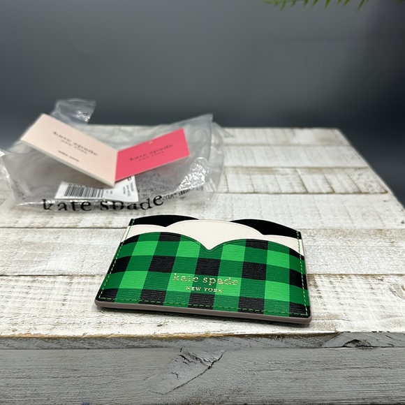 Nwt Kate spade green hoppkins card holder - Picture 7 of 7